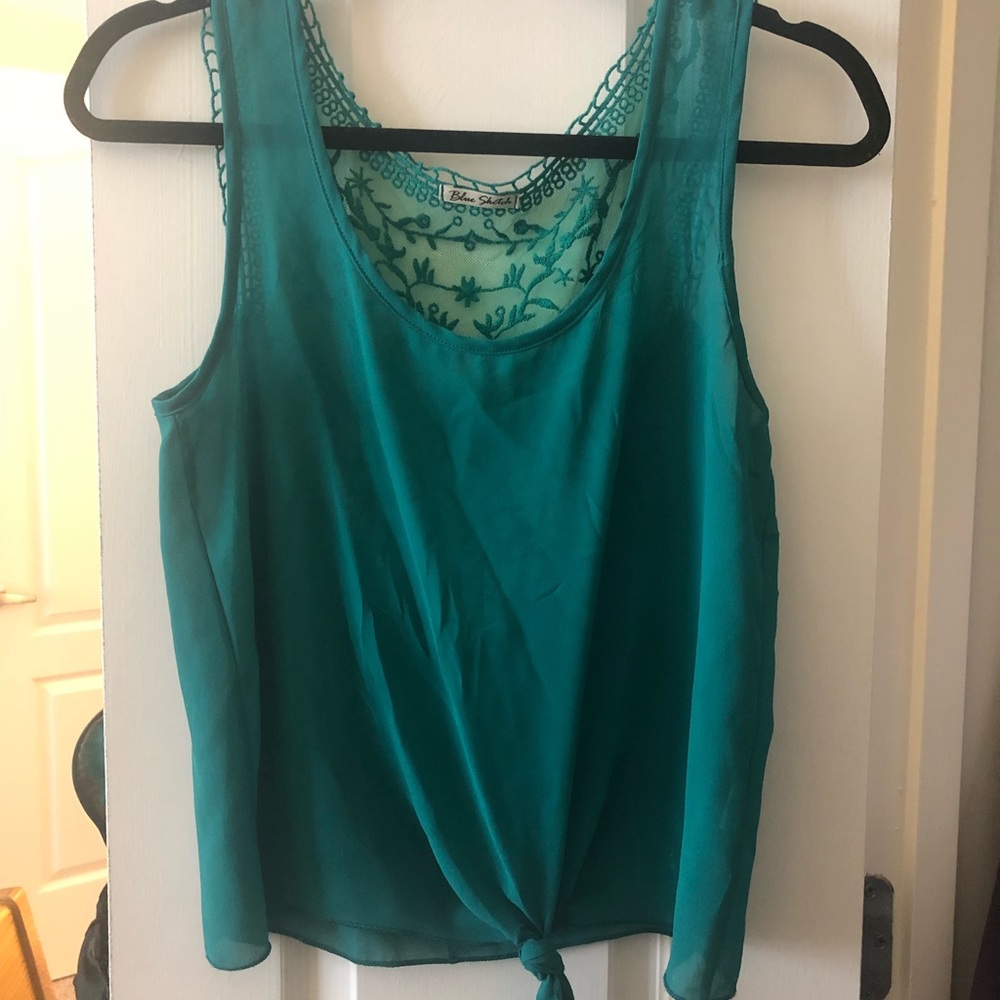 Turquoise/Teal tank top